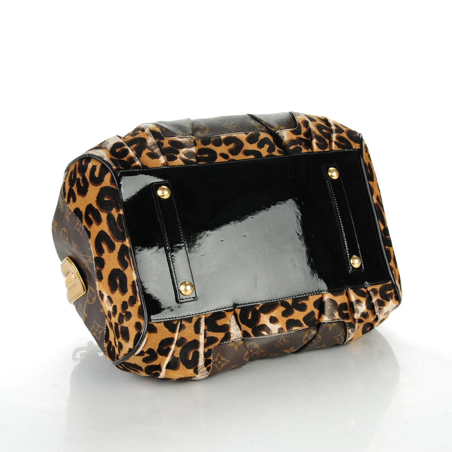 Monogram Leopard Stephen Bag