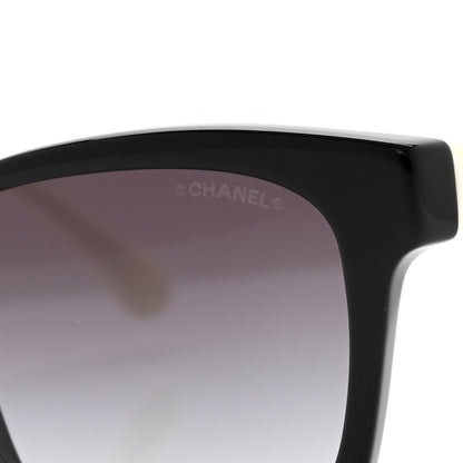 Chanel Acetate Quilted CC Square Sunglasses 5484 White Black 5 of 8