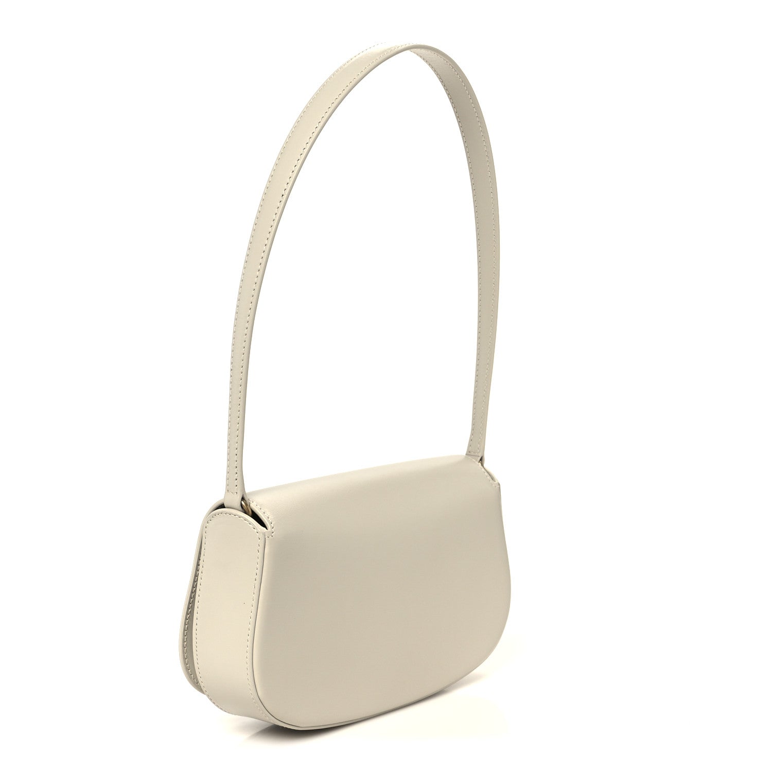 Saint Laurent Box Calfskin Mini Voltaire Shoulder Bag Crema soft 3 of 11