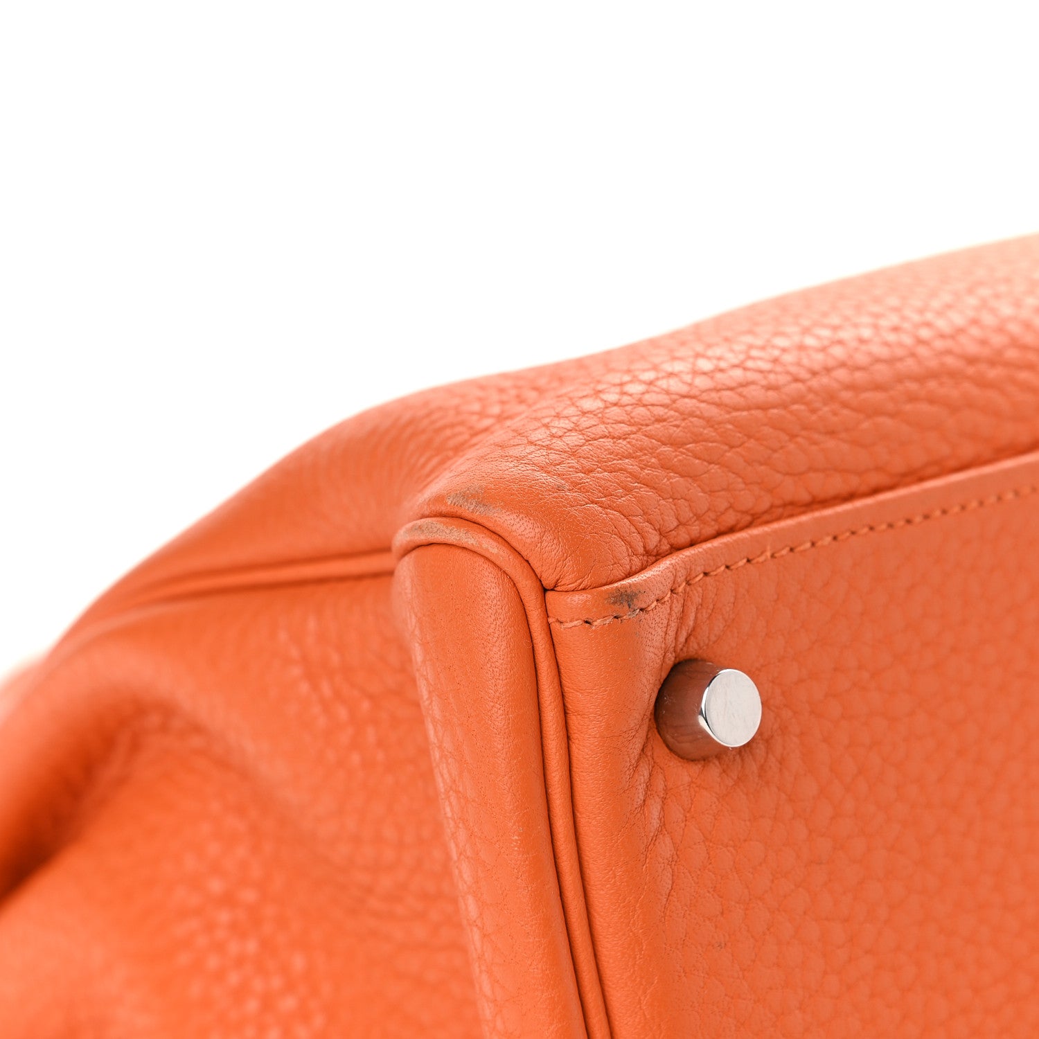Hermes Togo Kelly Retourne 35 Orange 13 of 14
