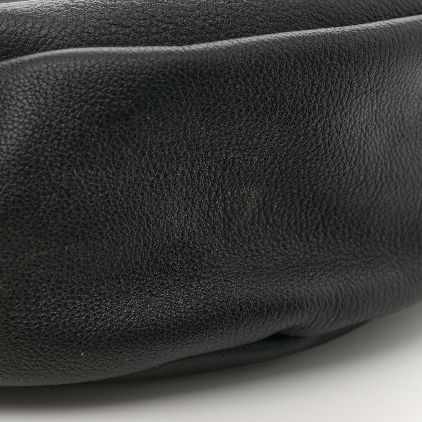 Soft Calfskin Moon Sling Bag Black