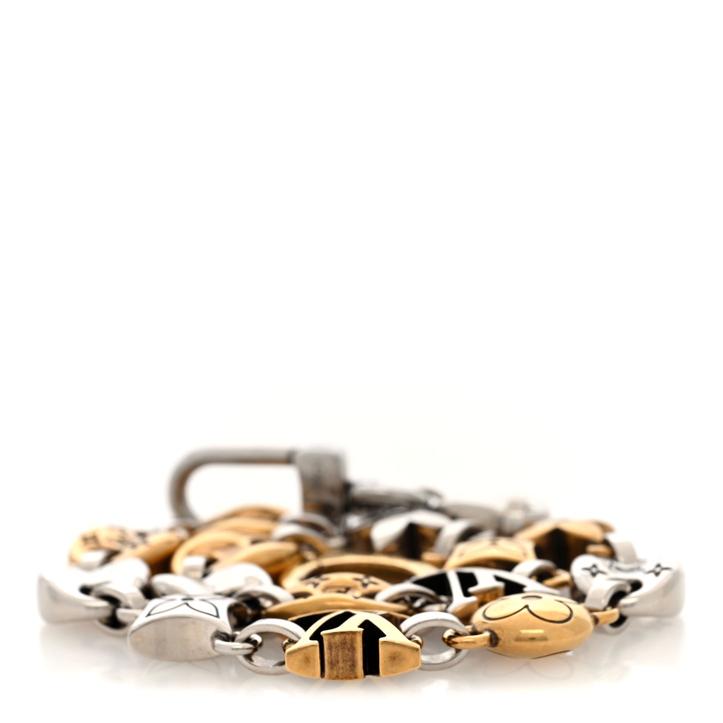 Palladium LV Sailor Chain Belt Silver Gold