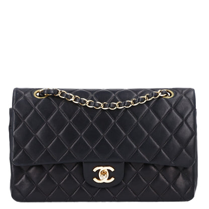 Chanel Lambskin Quilted Medium Double Flap Black 1 of 12