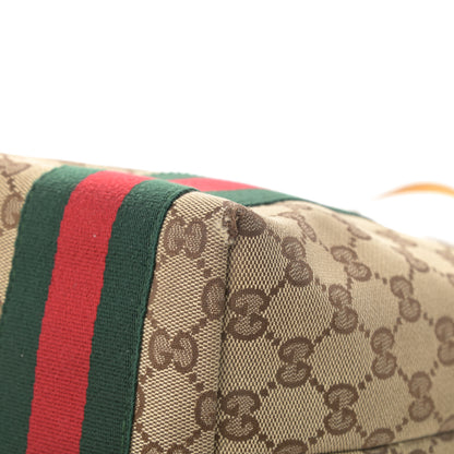 Gucci Monogram Web Medium Jolie Tote Yellow 10 of 17