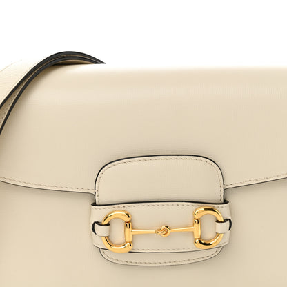 Gucci Azalea Calfskin Horsebit 1955 Shoulder Bag Mystic White 8 of 11