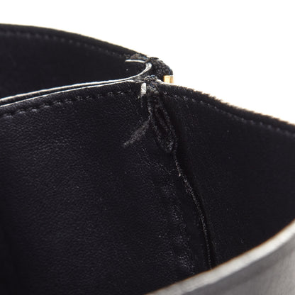 Celine Smooth Lambskin Horizontal Zipper Gusset Cabas Black 13 of 17