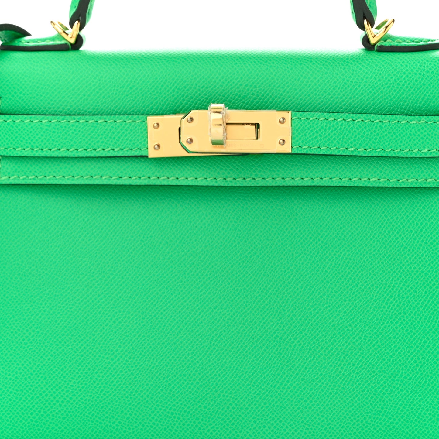 Madame Calfskin Mini Kelly Sellier 20 Vert Comics