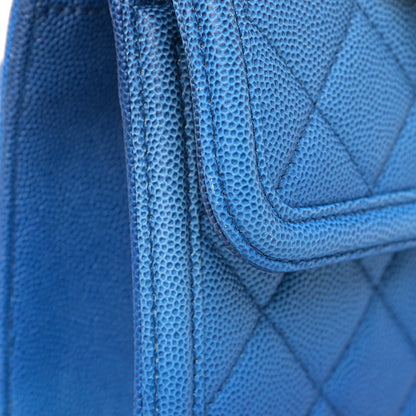 Chanel Caviar Quilted Small Sunset On The Sea Flap Blue 12 of 14
