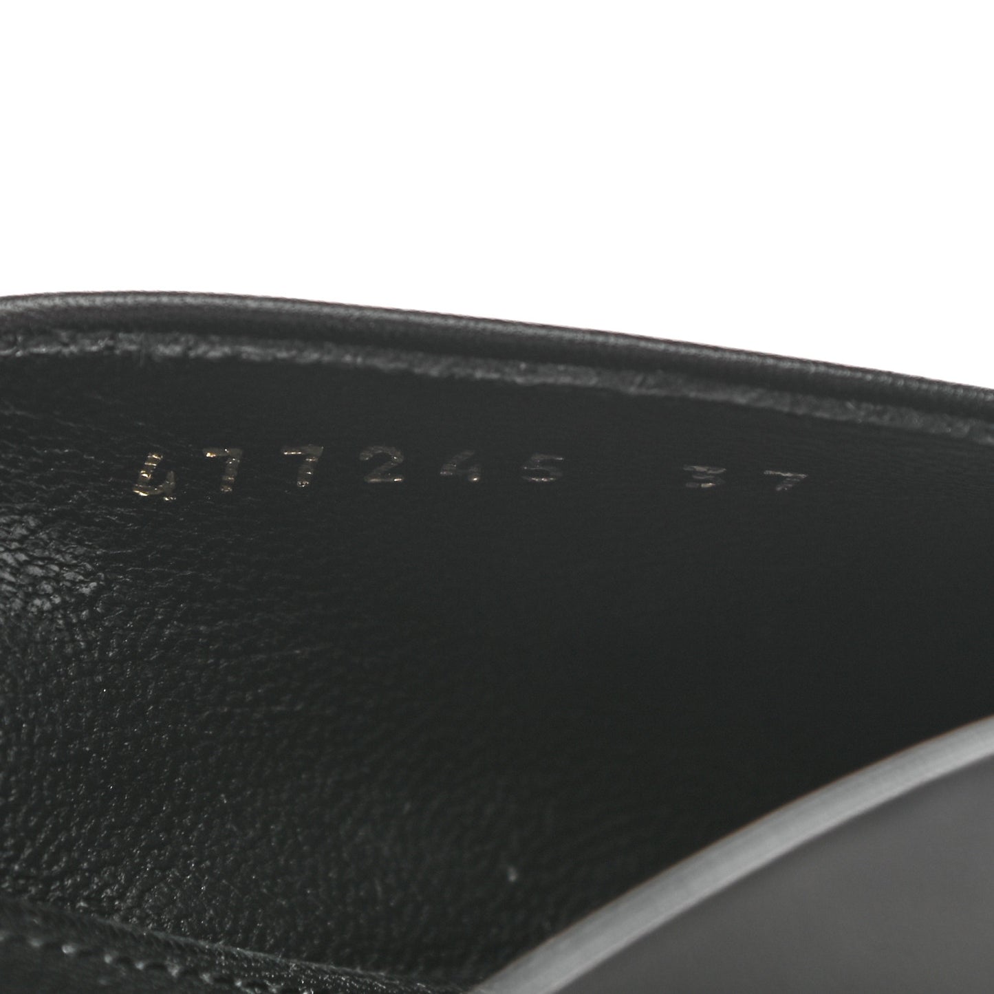 Goatskin Pointed Toe Knife Mules 37 Black