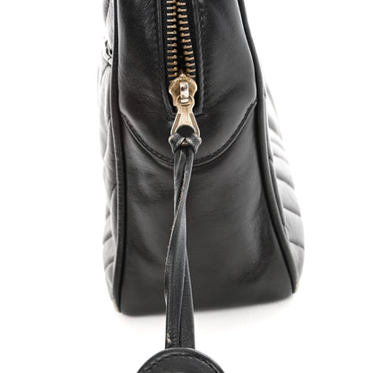 Chanel Lambskin Surpique Chevron Small Tote Black 12 of 14