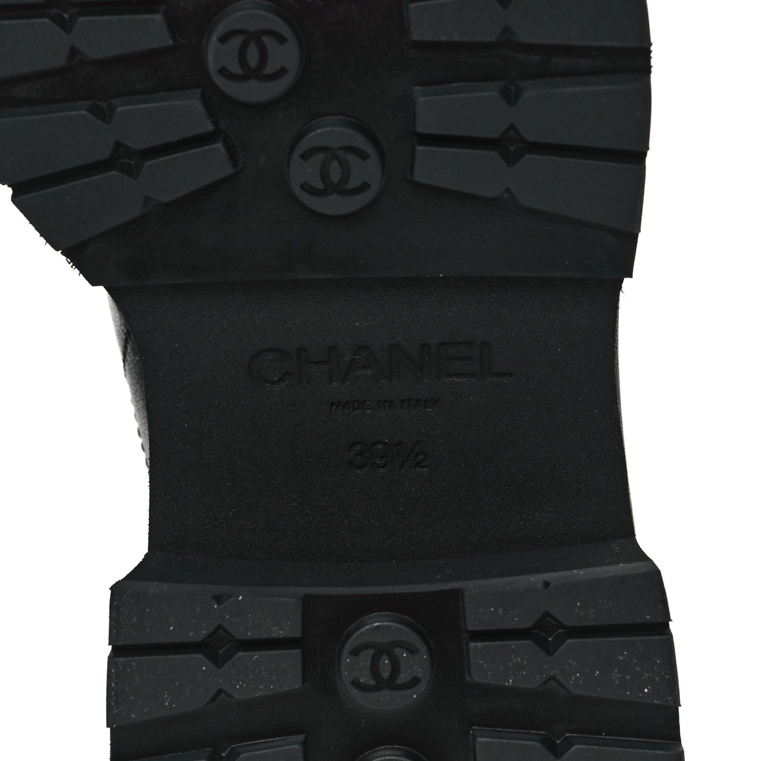 Chanel Calfskin Patent Cap Toe Quilted Short Boots 39.5 Black 6 of 8