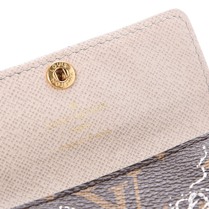 Louis Vuitton Monogram Dentelle Ludlow Wallet Silver 7 of 9