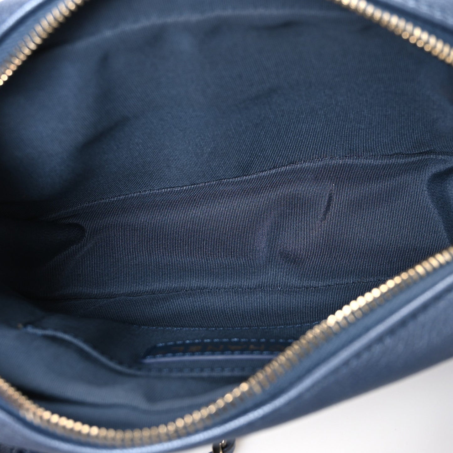 Metallic Goatskin Quilted Casual Trip Waist Bag Blue