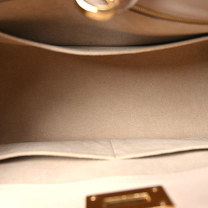 Louis Vuitton Calfskin Monogram On My Side MM Laurier Green Toffee Latte Beige 5 of 11