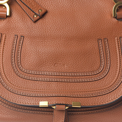 Chloe Calfskin Medium Marcie Satchel Tan 7 of 9