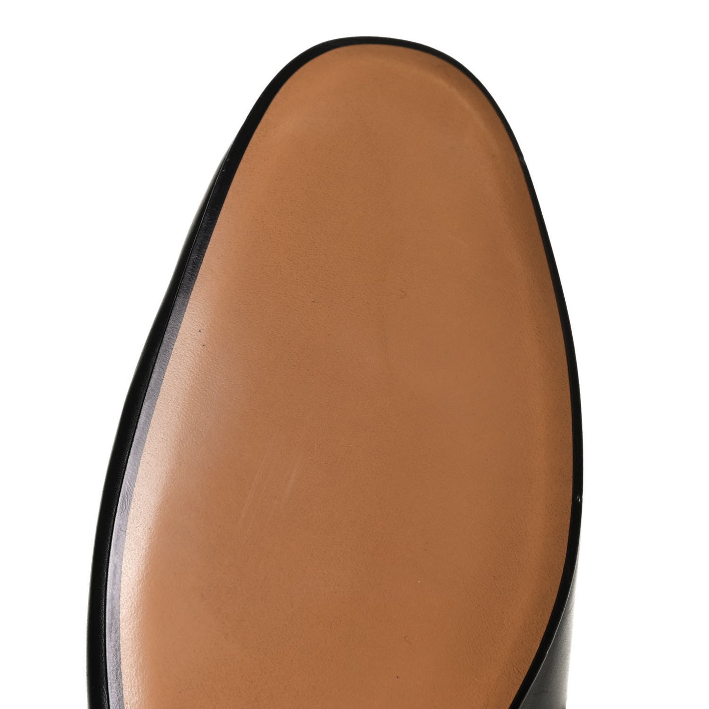 Calfskin Fur Tiger Embroidered Mens Princetown Slippers 9.5 Black