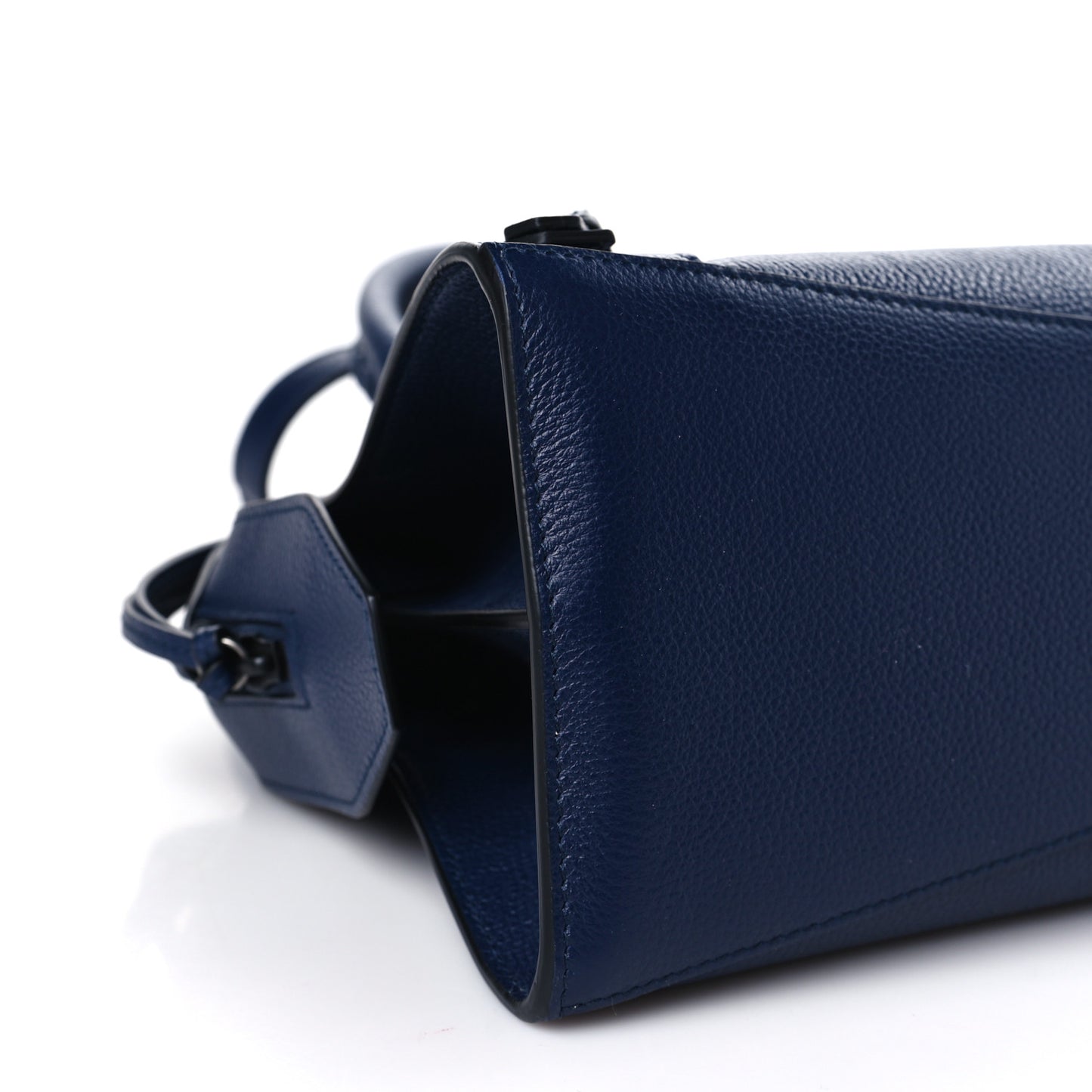 Grained Calfskin Black Hardware Neo Classic City Navy