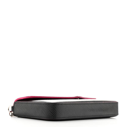 Louis Vuitton Epi Pochette Felicie Black Hot Pink 5 of 14