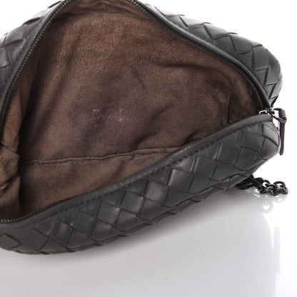 Bottega Veneta Nappa Intrecciato Mini Messenger Bag Light Grey 10 of 11