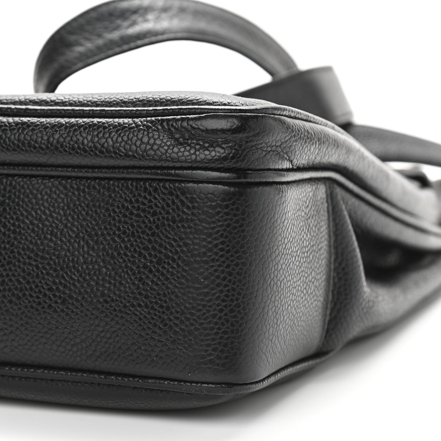 Chanel Caviar Flap Shoulder Bag Black 12 of 12