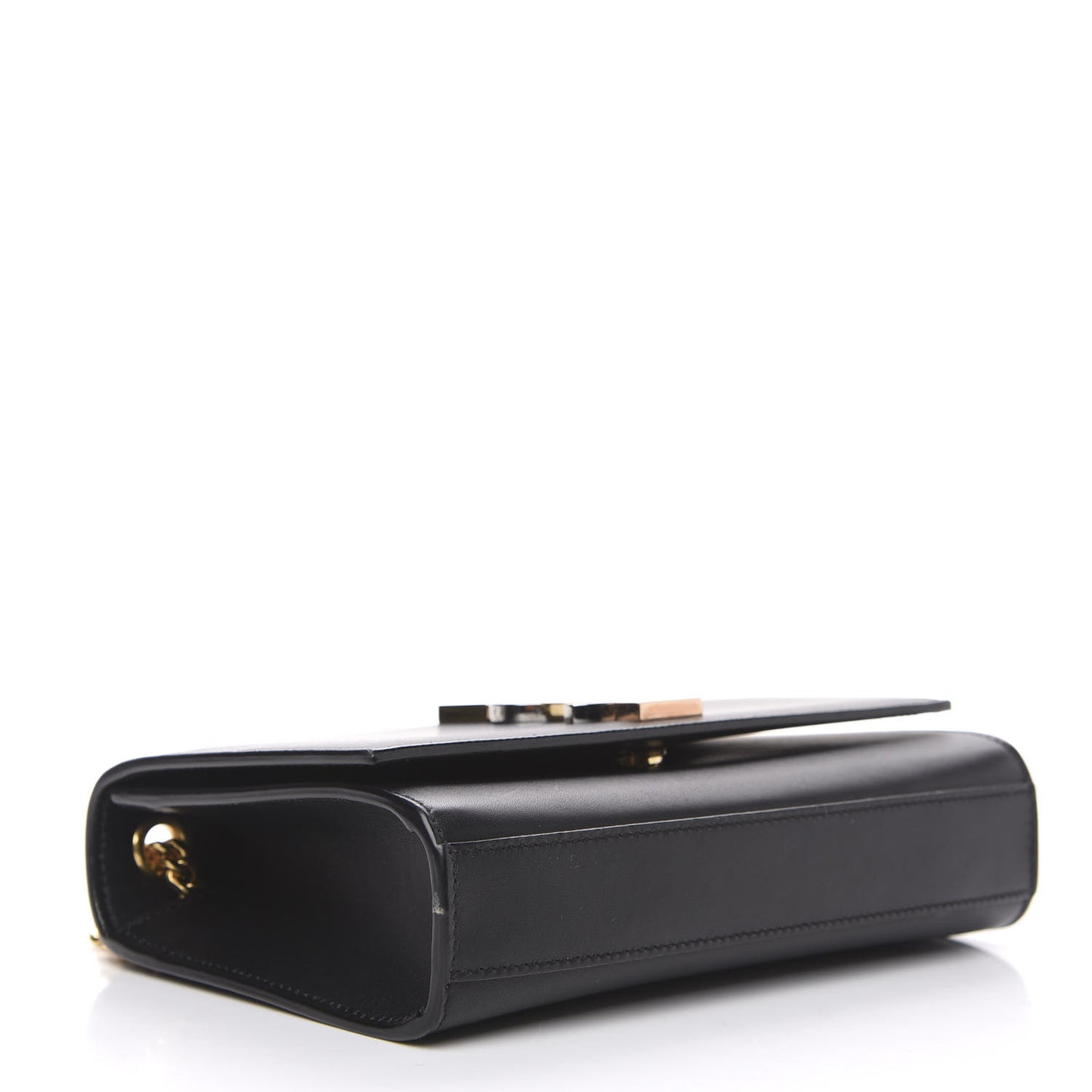 Calfskin Small Monogram Kate Satchel Black