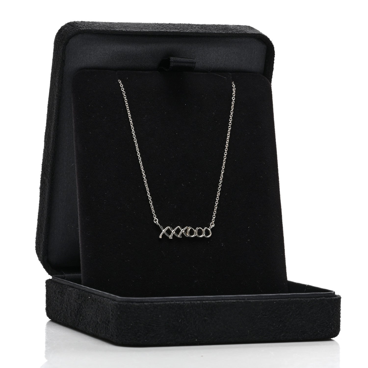 Tiffany Sterling Silver Paloma's Graffiti Love and Kisses Pendant Necklace 5 of 5