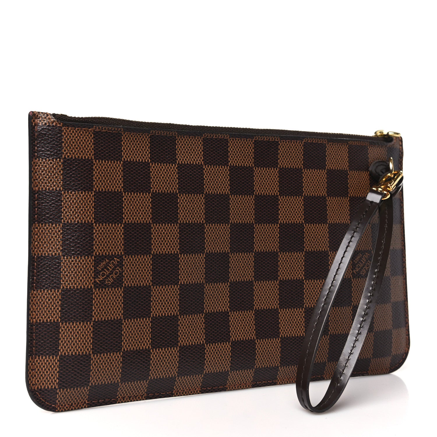 Louis Vuitton Damier Ebene Neverfull MM GM Pochette 3 of 9