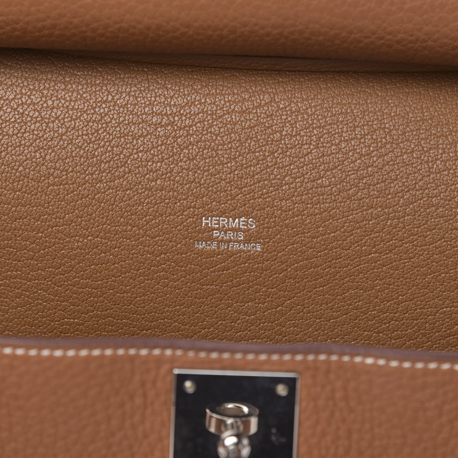 Hermes Taurillon Clemence Jypsiere 28 Gold 6 of 10