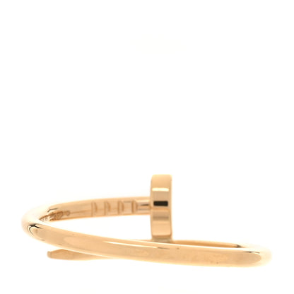 Cartier 18K Yellow Gold Small Juste Un Clou Ring 56 7.5 3 of 6