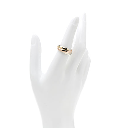Cartier 18K Pink Yellow White Gold Classic Les Must De Cartier Trinity Ring 54 6.75 2 of 6
