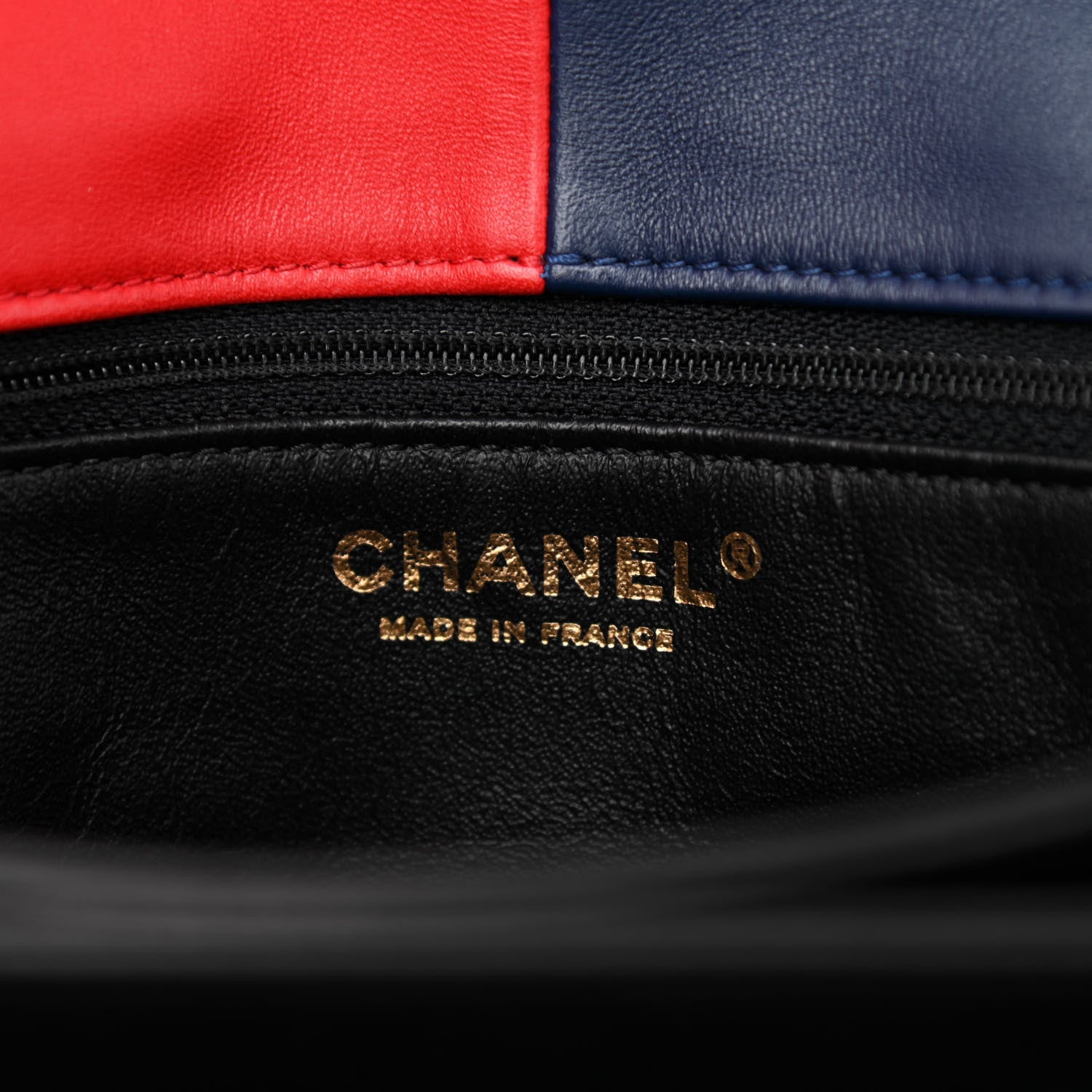 Chanel Lambskin Quilted Yin Yang Flap Red White Blue Black 6 of 11