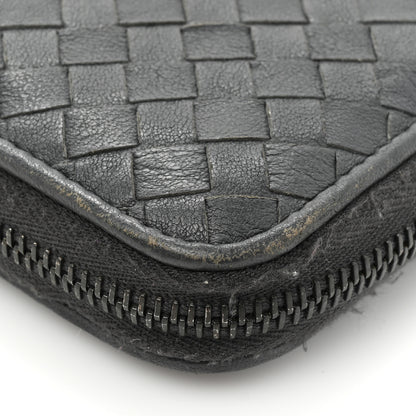 Bottega Veneta Nappa Intrecciato Zip Around Wallet Grey Multicolor 12 of 15