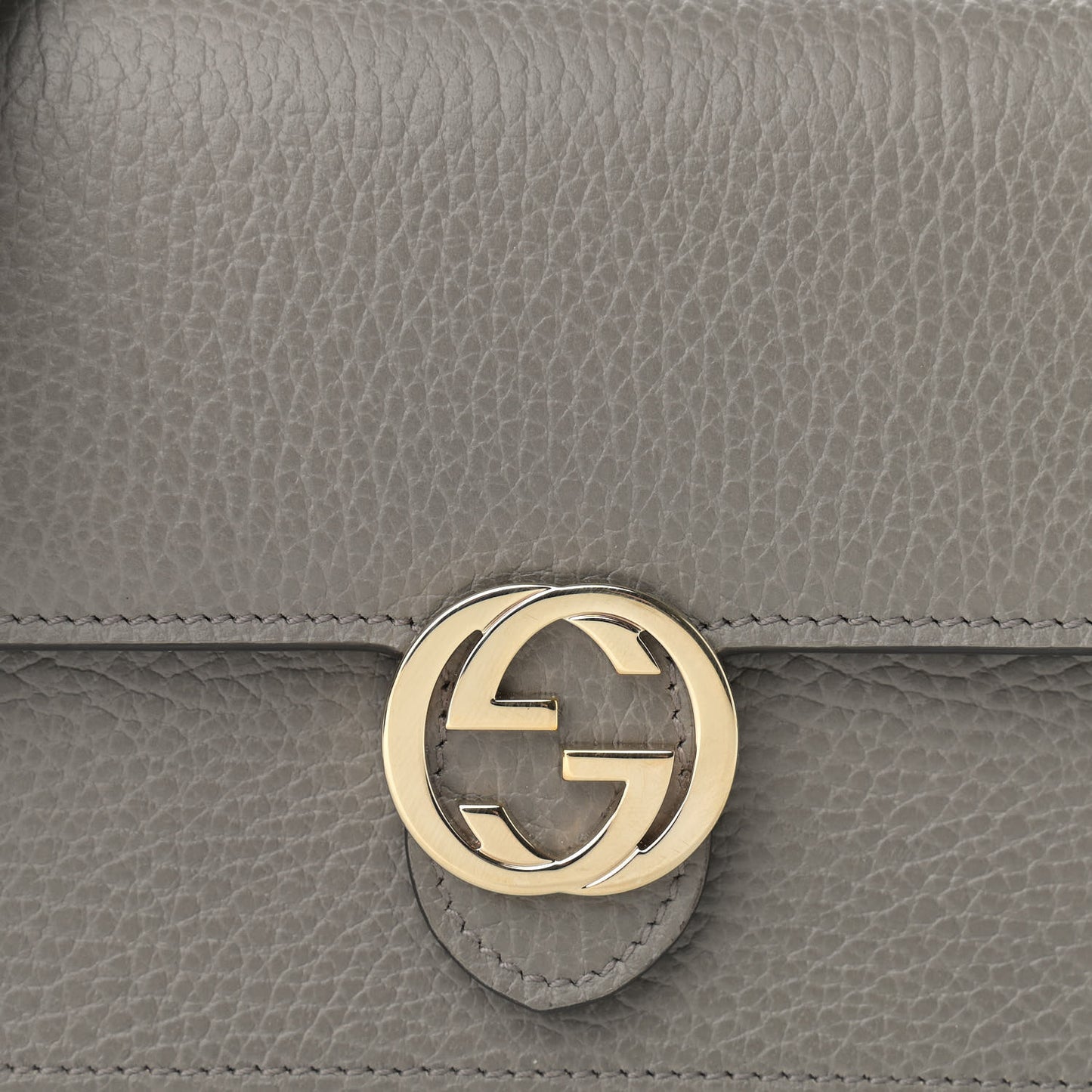 Dollar Calfskin Interlocking G Chain Wallet Loess