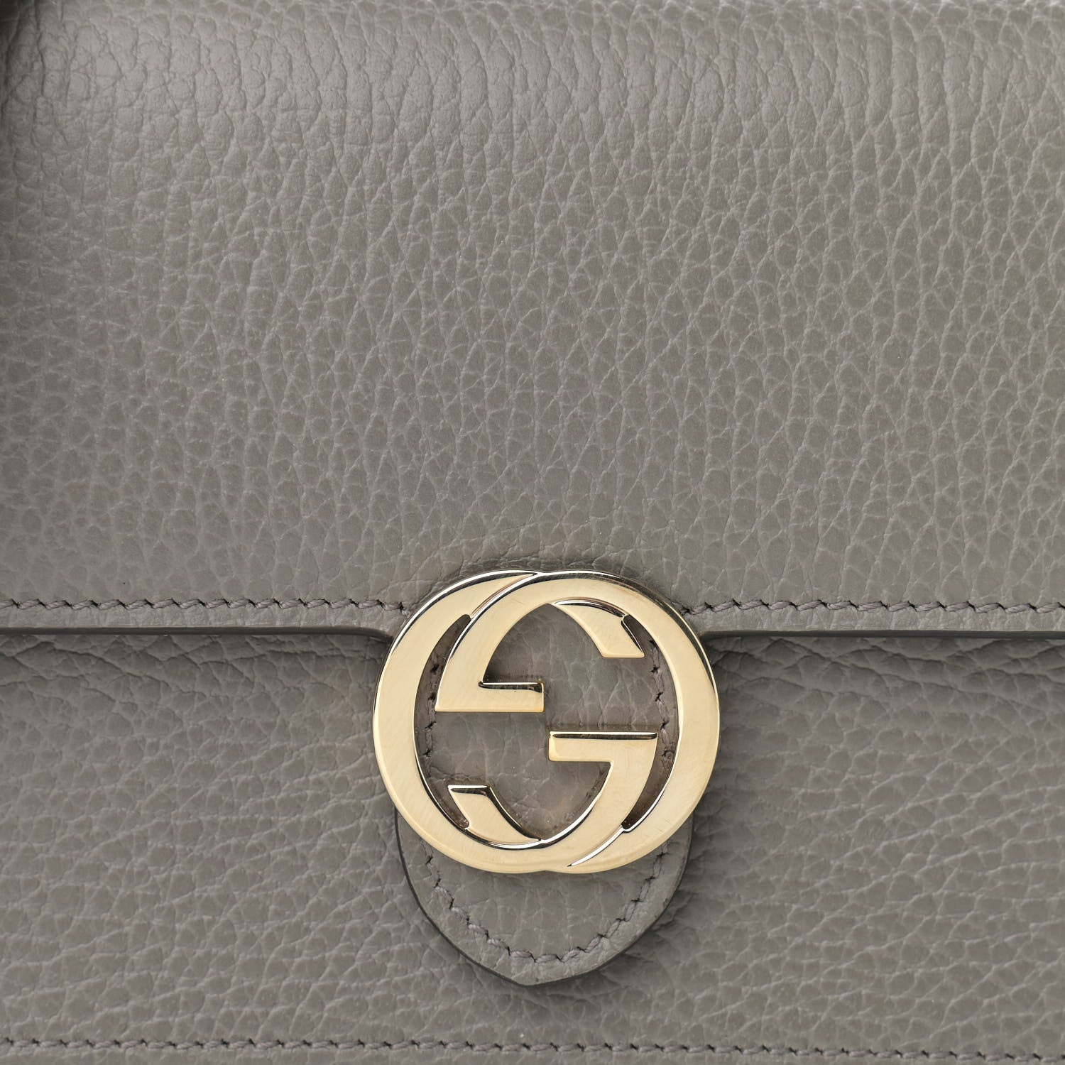 Gucci Dollar Calfskin Interlocking G Chain Wallet Loess 10 of 13