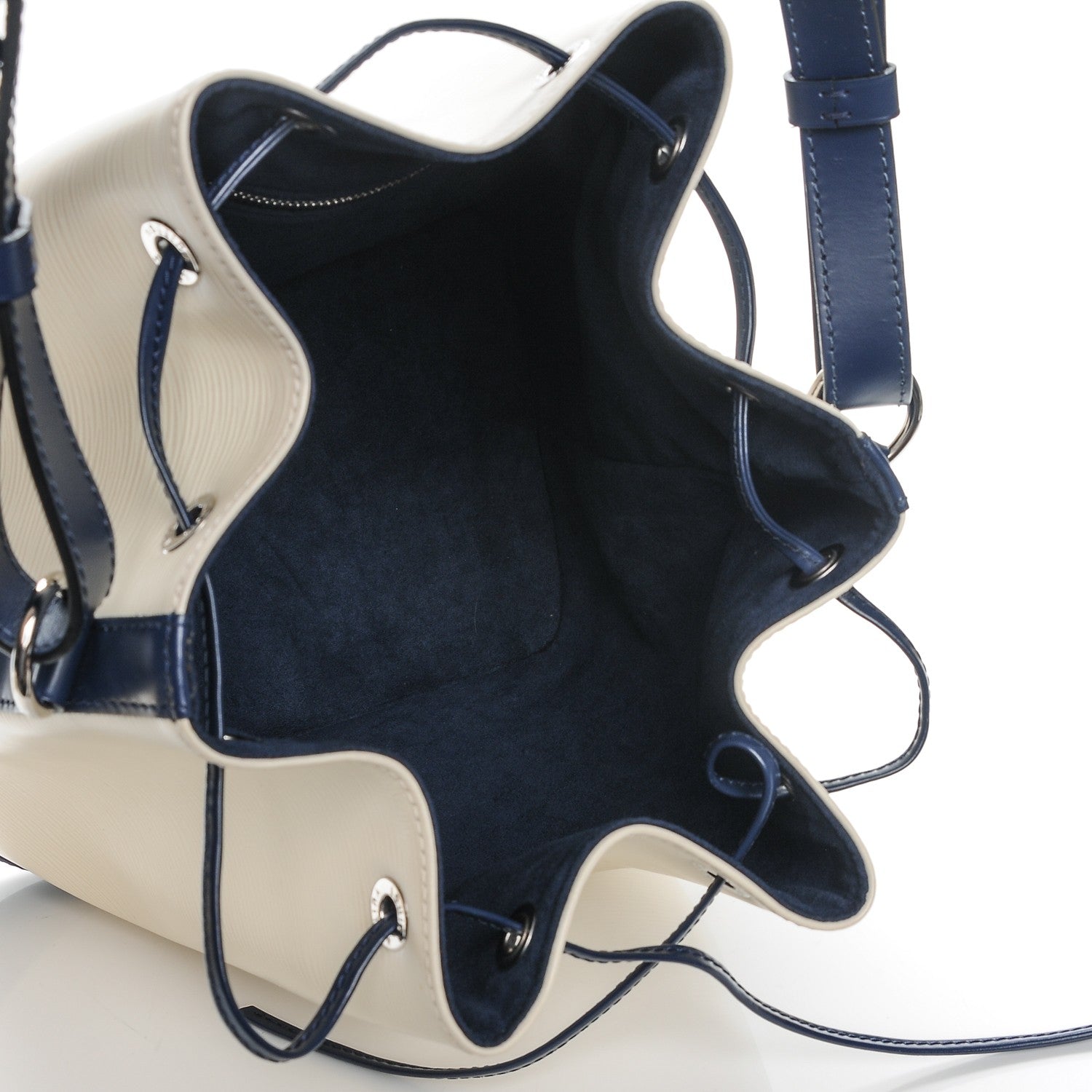 Louis Vuitton Epi Petit Bi-Color Noe Ivory Indigo 6 of 6