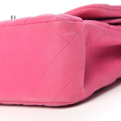 Chanel Iridescent Caviar Quilted Jumbo Double Flap Pink 12 of 16