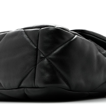 Chanel Lambskin Quilted Medium Chanel 19 Flap Black 10 of 11