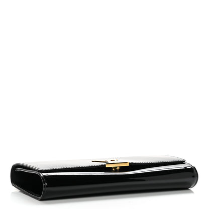 Louis Vuitton Patent Louise EW Clutch Black 4 of 7