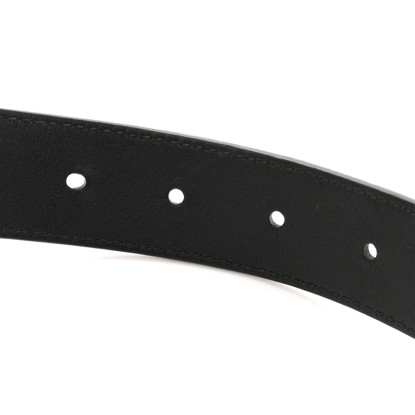 Moon Calfskin Double G 30mm Belt 110 44 Black