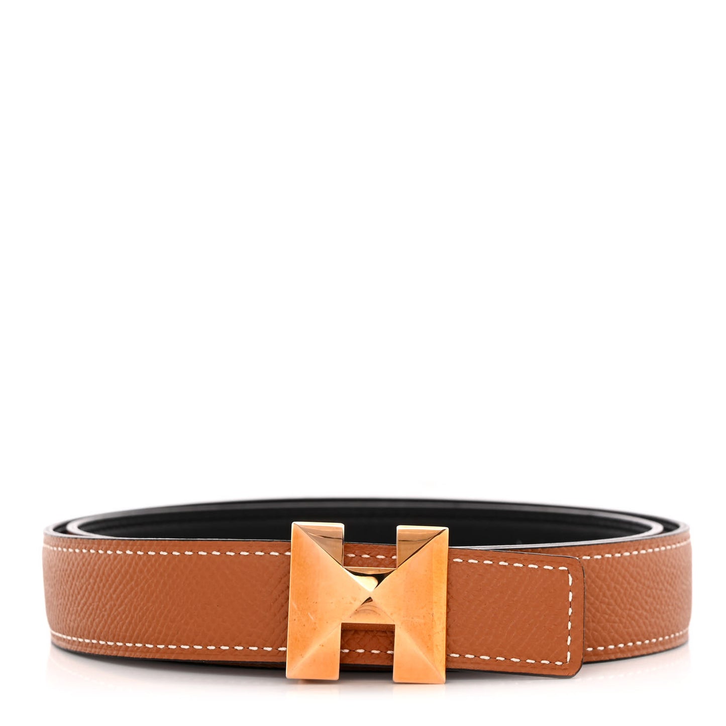 Swift Epsom 24mm Medor H Belt 75/30 Black Gold