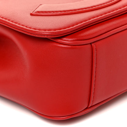 Chanel Lambskin CC Mania Flap Bag Red 8 of 11