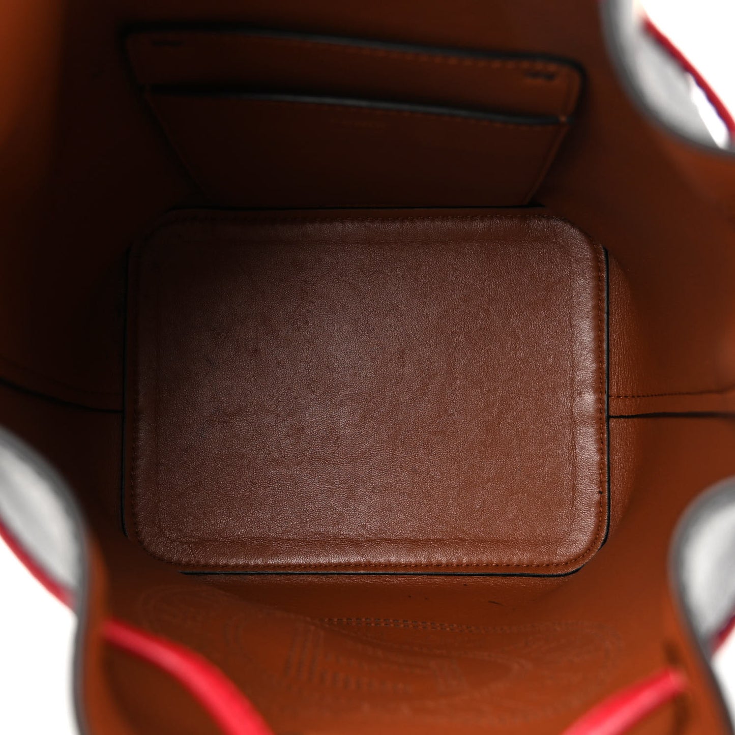 Vitello Grace F is Fendi Stamp Patch Perforated Small Mon Tresor Bucket Bag Black