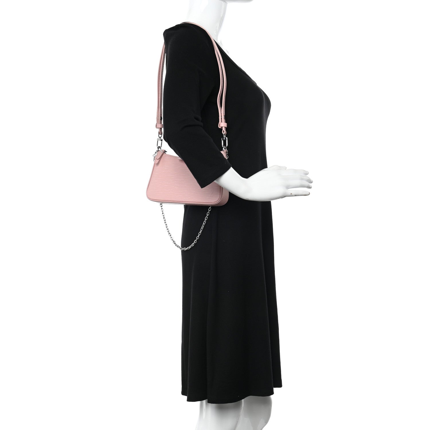 Louis Vuitton Epi Easy Pouch On Strap Rose Ballerine 2 of 10