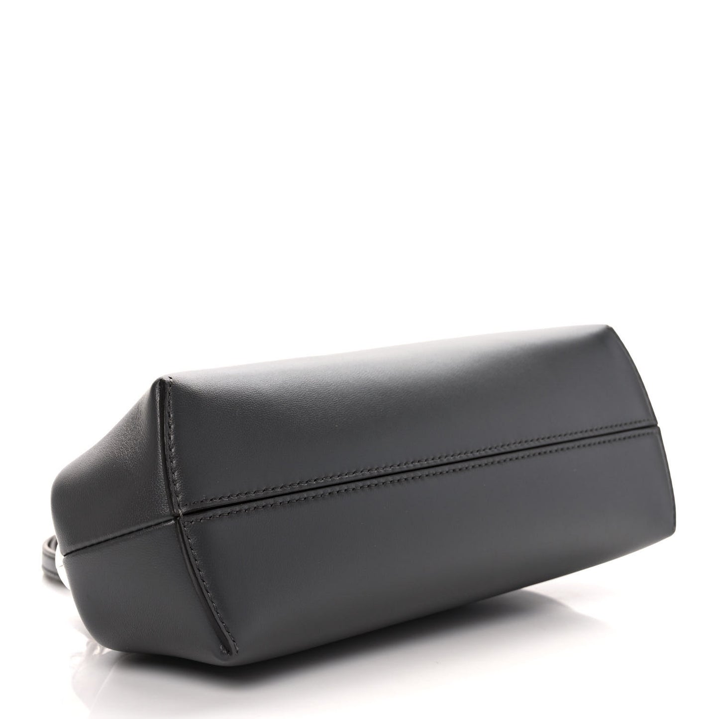 Shiny Nappa Snakeskin Small Fendi First Anthracite Asfalto