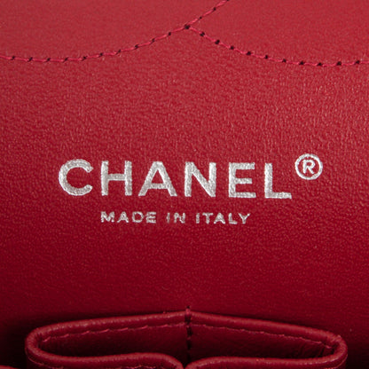 Chanel Patent Quilted Jumbo Double Flap Dark Red 6 of 7