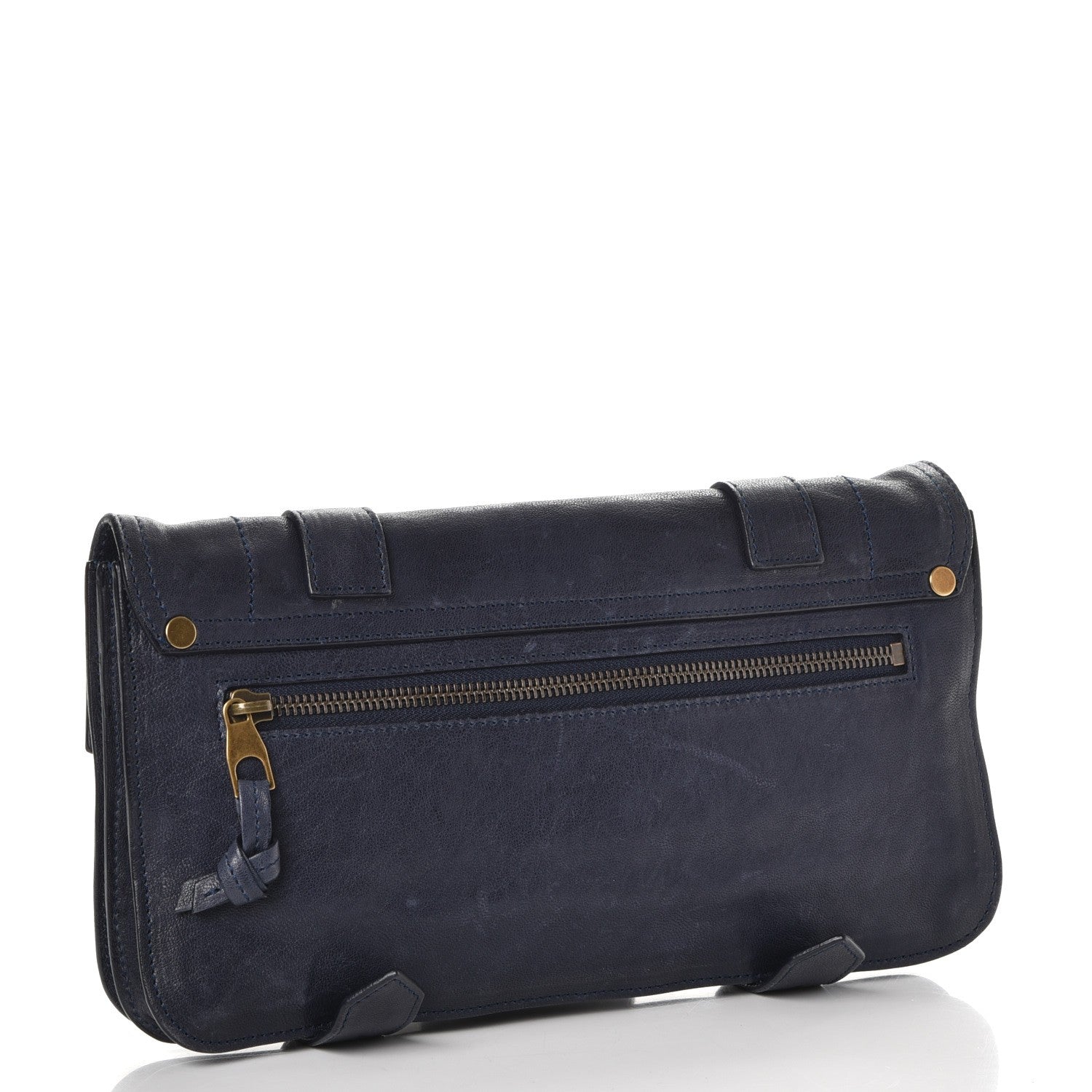 Proenza Schouler Lambskin PS1 Pochette Clutch Midnight 3 of 8