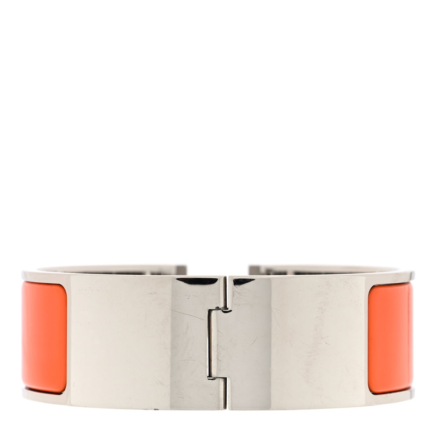 Enamel Wide Clic Clac H Bracelet PM Orange