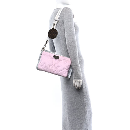 Louis Vuitton Econyl Monogram Pillow Maxi Multi Pochette Accessories Silver Pale Pink 3 of 9