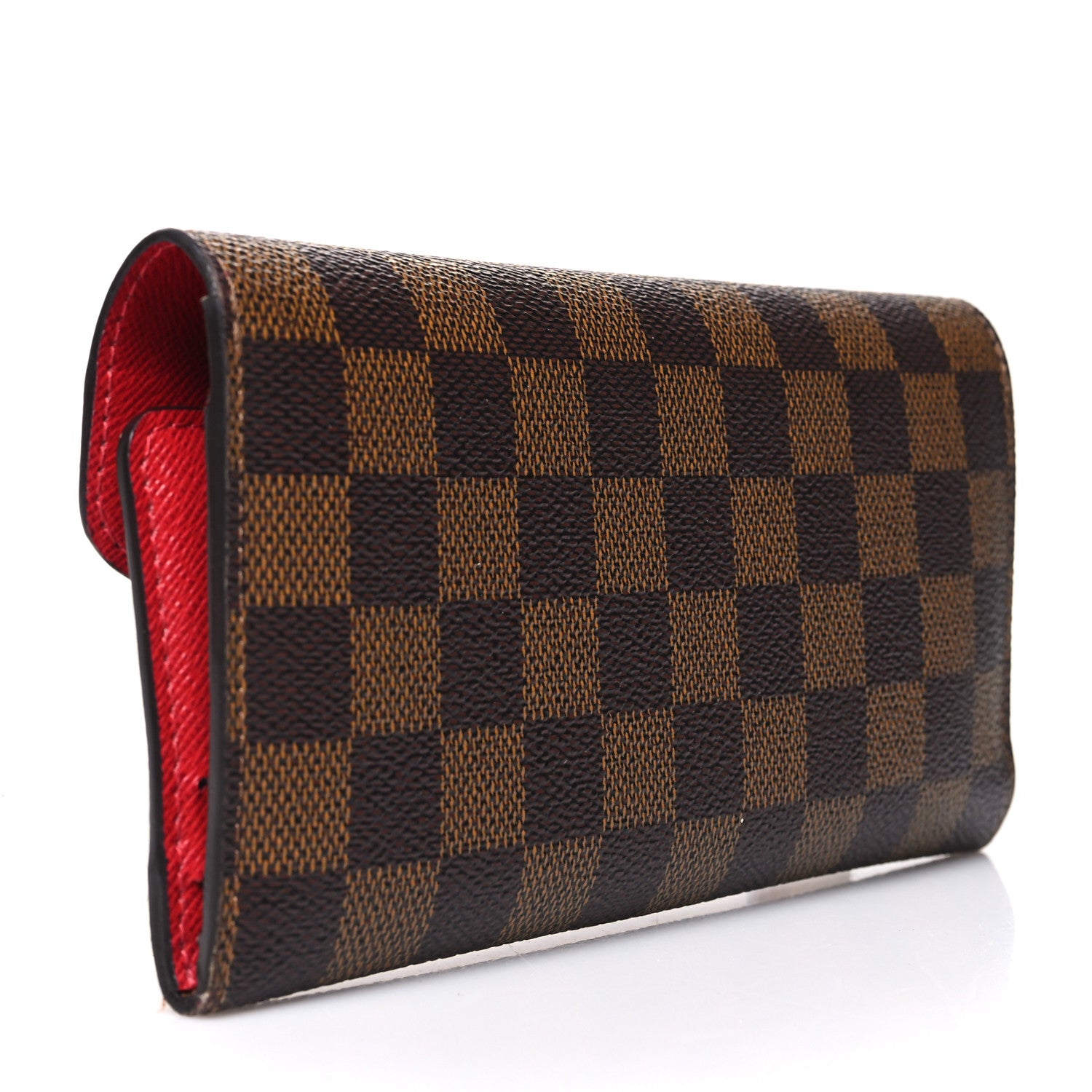 Louis Vuitton Damier Ebene Josephine Wallet Red 3 of 10