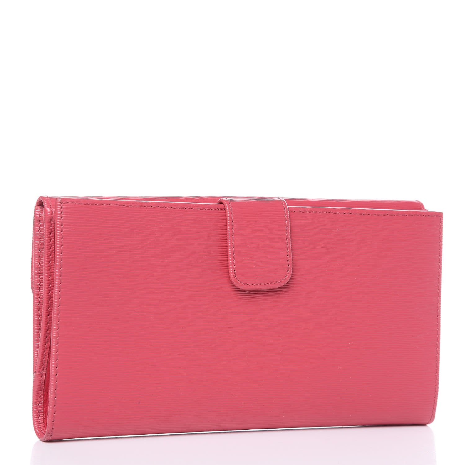 Prada Vitello Move Continental Flap Wallet Peonia 3 of 12